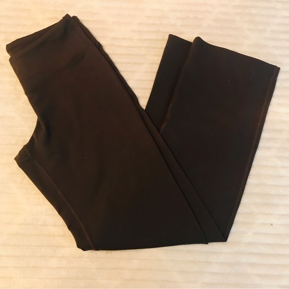 prAna Brown Transform Straight Leg Pant Low Rise Stretch Leggings size XS - Picture 1 of 6